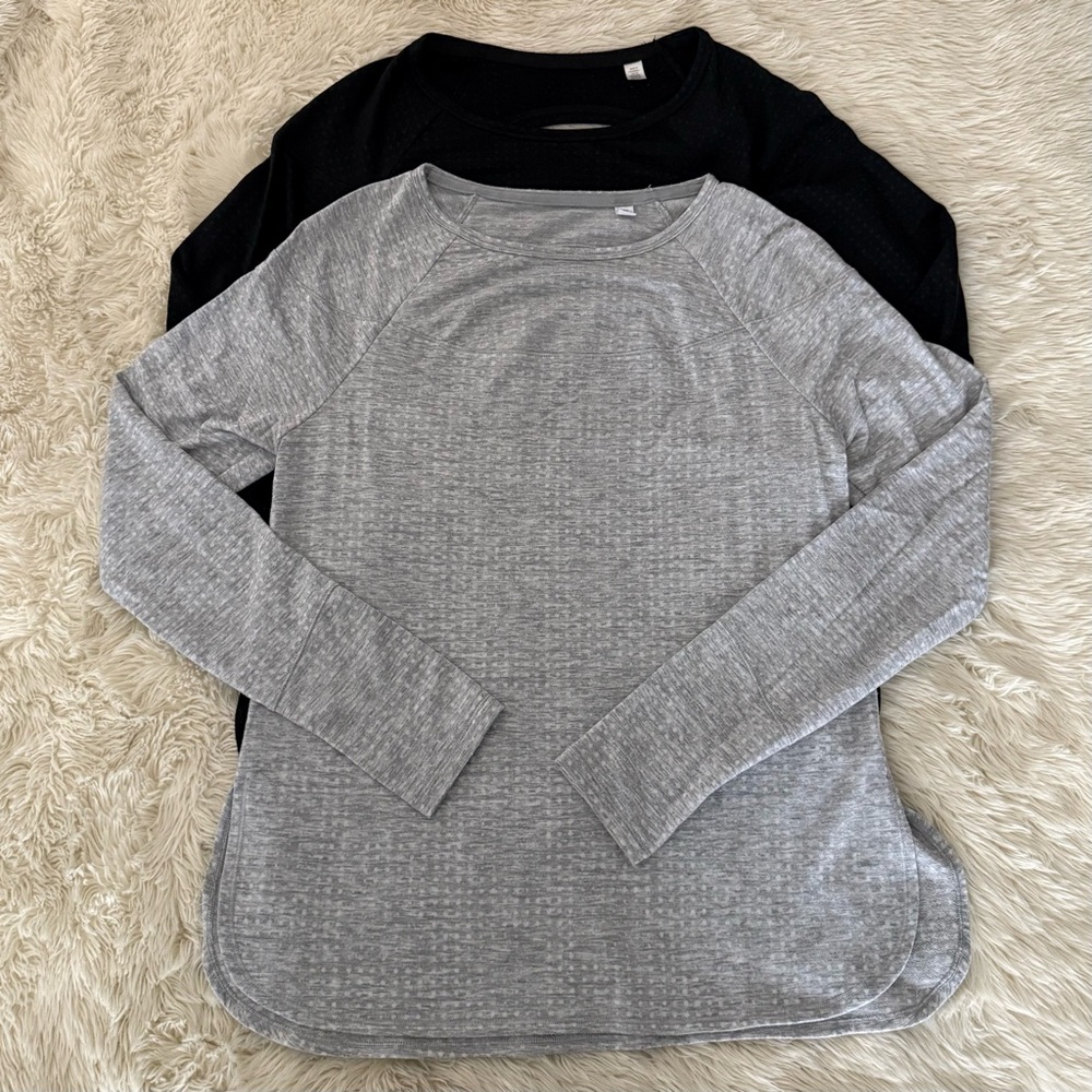 Victoria's Secret VSX set of 2 Crew Neck Long Sleeve Top